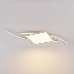 Lucande - Tiaro LED Square Lampa Sufitowa 56,6 CCT Silver Lucande