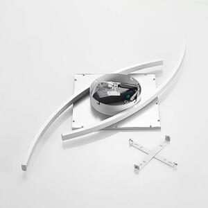 Lucande - Tiaro LED Square Lampa Sufitowa 42,5 Silver