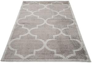 Szary dywan pokojowy w marokański wzór - Caso 10X