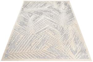 Szary dywan w liście w stylu skandynawskim - Voso 8X