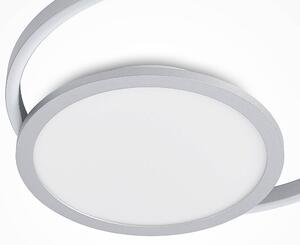 Lucande - Irmi LED Lampa Sufitowa Silver