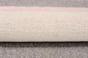 Szaro-biały dywan w pasy w stylu skandynawskim - Caso 8X