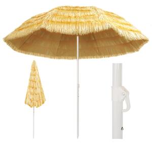 Parasol plażowy w stylu hawajskim, naturalny, 300 cm