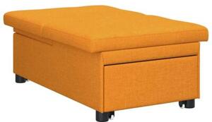 Nowoczesna rozkÅadana sofa w ciemnym Å¼Ã³Åtym kolorze