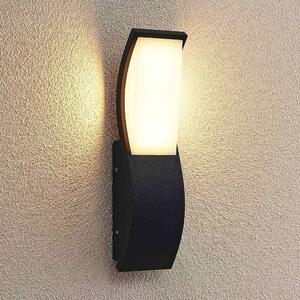 Lucande - Maca LED Ogrodowe Lampa Ścienna Anthracite Lucande