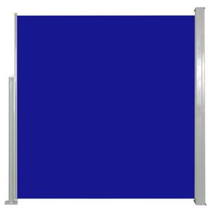 Zwijana markiza boczna, 140 x 300 cm, niebieska