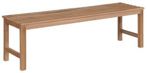 Ławka ogrodowa, 150 cm, lite drewno tekowe