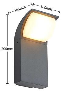 Lucande - Tinna LED Ogrodowe Lampa Ścienna Anthracite Lucande