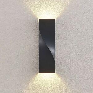 Lucande - Tibelya LED Up/Down Ogrodowe Lampa Ścienna Anthracite Lucande