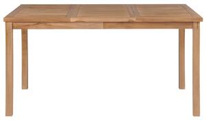 Stół ogrodowy, 150x90x77 cm, lite drewno teakowe