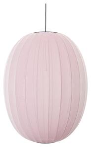 Made By Hand - Knit-Wit 65 High Oval Lampa Wisząca Light Pink