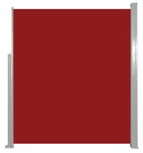 Zwijana markiza boczna, 160 x 500 cm, czerwona