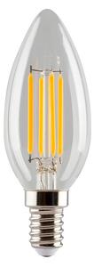 E3light - Żarówka LED 4W (470lm) Świeca Przezroczysta CRI90+ Ściemnialna E14