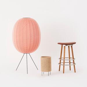 Made By Hand - Knit-Wit 65 Wysoka Oval Lampa Podłogowa Medium Coral