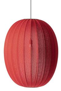 Made By Hand - Knit-Wit 65 High Oval Lampa Wisząca Maple Red Made By Hand