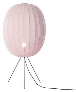 Made By Hand - Knit-Wit 65 Wysoka Oval Lampa Podłogowa Medium Light Pink