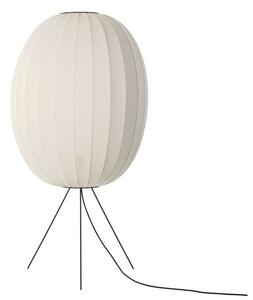 Made By Hand - Knit-Wit 65 Wysoka Oval Lampa Podłogowa Medium Pearl White Made By Hand