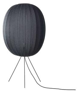 Made By Hand - Knit-Wit 65 Wysoka Oval Lampa Podłogowa Medium Czarna Made By Hand
