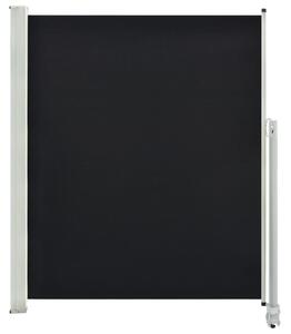 Tarasowa, zwijana markiza boczna, 160 x 300 cm, czarna