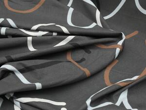 Pościel bawełniana GIFU szara + poszewka na poduszkę 40 x 40 cm Rozmiar pościeli: 70 x 90 cm | 140 x 200 cm