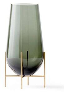 Audo Copenhagen - Echasse Vase Large Smoke/Brushed Brass