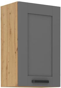 Szafka kuchenna wisząca górna LUNA 45 G-72 1F Szary/Dąb Artisan
