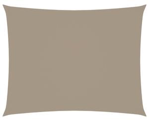 Prostokątny żagiel ogrodowy, tkanina oxford, 2,5x3,5 m, taupe