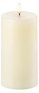 Uyuni - Świeca Słupkowa LED Ivory 7,8 x 15 cm