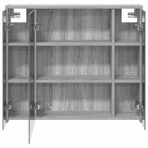 Szafka z lustrem do łazienki szary sonoma 73,5 x 16 x 62,5 cm