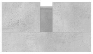 Szafka łazienkowa, szarość betonu, 58x33x60 cm
