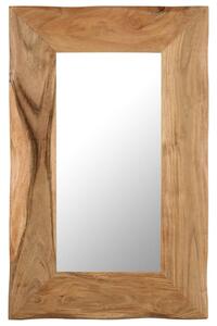 Lustro kosmetyczne, 50x80 cm, lite drewno akacjowe