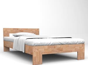 Rama łóżka z litego drewna dębowego, 160 x 200 cm
