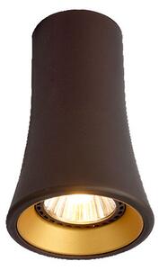 Trizo21 - Naga Lampa Sufitowa Czarno/Złota