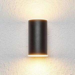 Lindby - Morena 2 LED Ścienna Lampa Ogrodowa Black Lindby