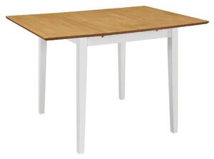 Rozsuwany stół jadalniany, biały, (80-120) x 80 x 74 cm, MDF