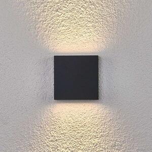 Lucande - Trizy LED Square Ogrodowe Lampa Ścienna Graphite