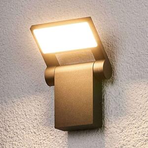 Lucande - Marius LED Ogrodowe Lampa Ścienna Graphite Lucande