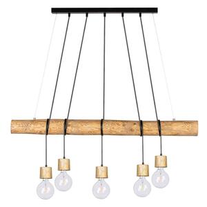 Envostar - Terra 5 Lampa Wisząca Light Wood/Wood