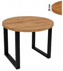 Stół 120 cm okrągły nierozkładany, nogi Metalowe „ U ” I ArtDHome