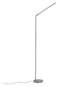 Lindby - Jabbo LED Lampa Podłogowa Nickel Lindby