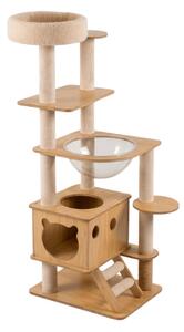 Drapak dla kota HAPPY CAT 147x40x40 cm, beżowy
