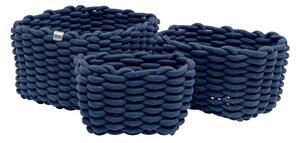 Tekstylne koszyki zestaw 3 szt. 30x25x19 cm Tom Tailor – Wenko