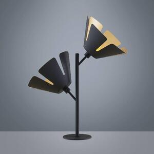 Lucande - Jemmily 2 Lampa Stołowa Black/Gold Lucande