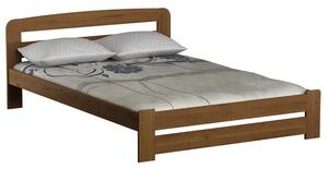 Łóżko drewniane Lidia 120x200 z materacem piankowym