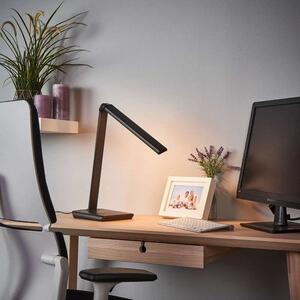 Lindby - Kuno LED Lampa Stołowa USB Black Lindby