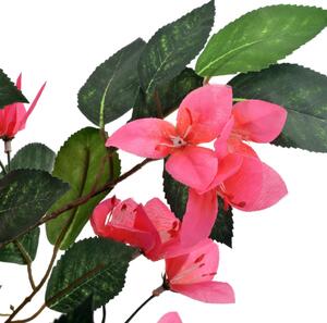 Sztuczny rododendron z doniczką, różowy, 165 cm
