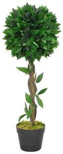 Sztuczne drzewko laurowe z doniczką, zielony, 70 cm