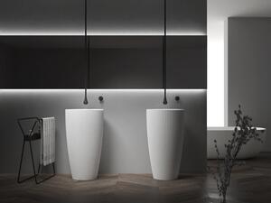 Umywalka stojąca TWZ316Odlew mineralny matowy - 50 x 50 x 90 cm