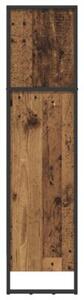 Szafka na książki stare drewno 80 x 30 x 121 cm