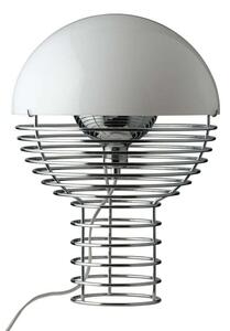 Verpan - Wire Lampa Stołowa Ø30 Chrome/White Verpan
